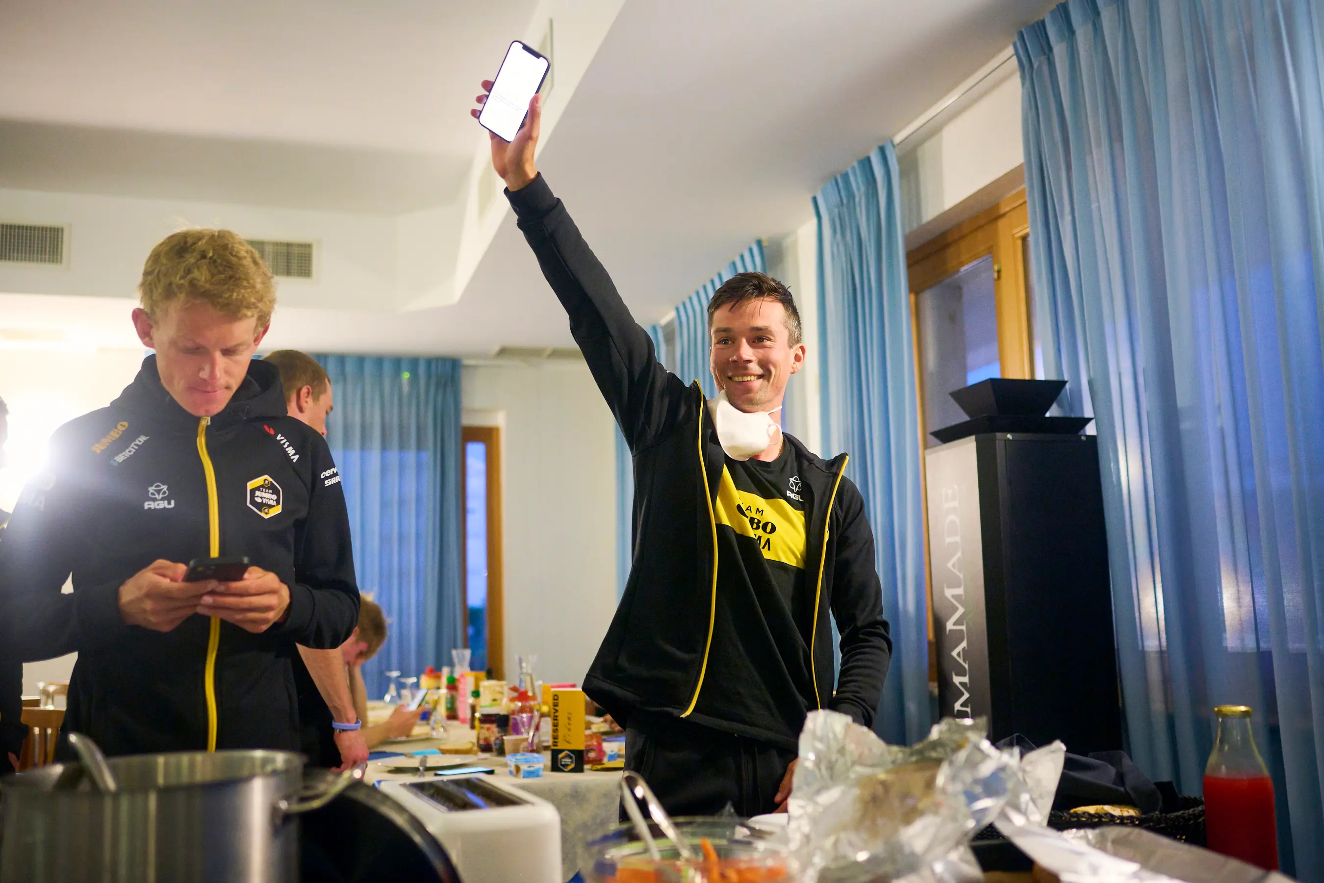 Image of Primoz Roglic: FoodCoach fan from day one